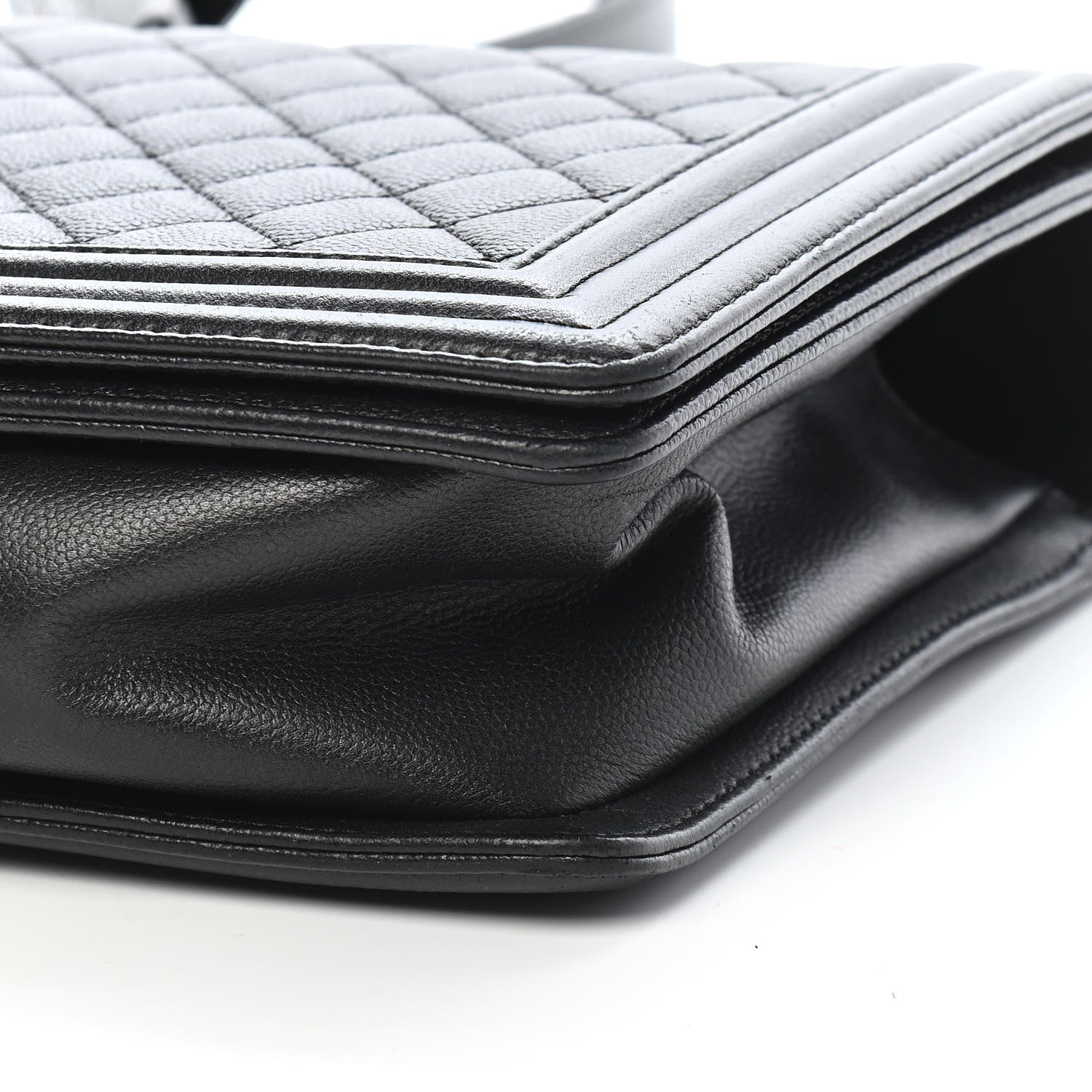 Chanel Caviar Quilted New Medium Boy Flap So Black 9 of 9