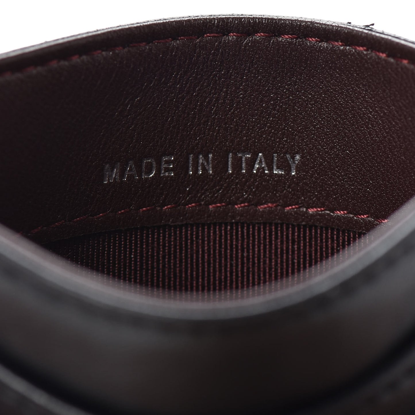 Lambskin Quilted Card Holder Black