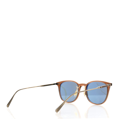 Oliver Peoples Acetate Metal Gerardo Sunglasses Dark Auburn Antique Gold Indigo Photochromic 4 of 7