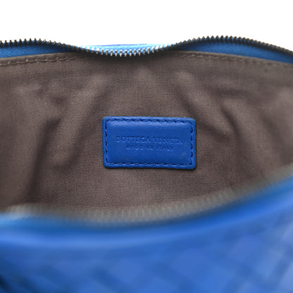Bottega Veneta Nappa Intrecciato Small Cosmetic Pouch Signal Blue 6 of 13