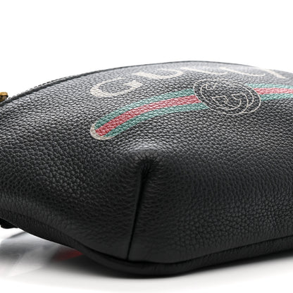 Gucci Grained Calfskin Small Logo Belt Bag Black 9 of 10