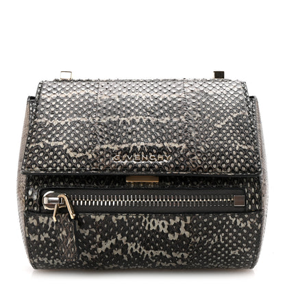 Givenchy Elaphe Mini Pandora Box Crossbody Bag Beige 1 of 7