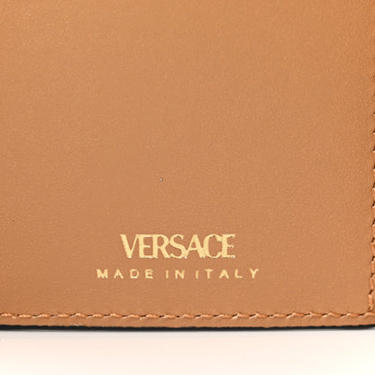 Versace Vitello Virtus Tri-Fold Wallet Caramel 6 of 8