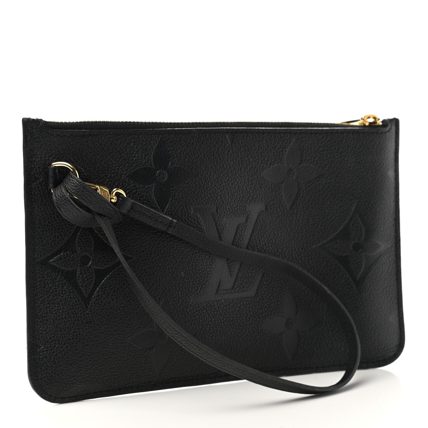 Louis Vuitton Empreinte Monogram Giant Neverfull MM Pochette Black 3 of 7