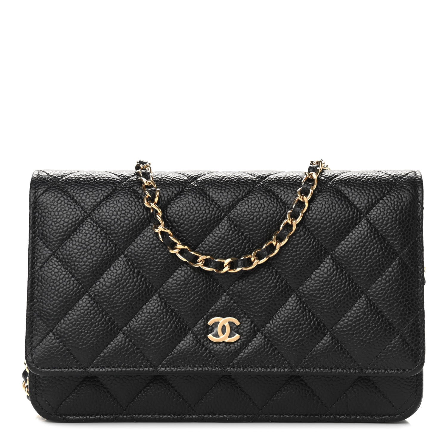 Chanel Caviar Quilted Wallet On Chain WOC Black 1 of 10