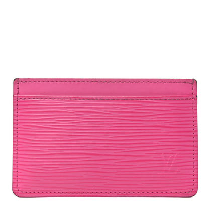 Louis Vuitton Epi Card Holder Pink 1 of 11
