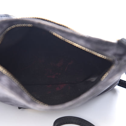 Valentino Garavani Nylon Floral Crossbody Dark Grey 4 of 12