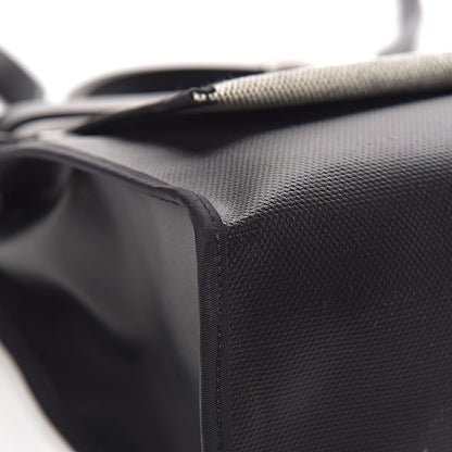 Hermes Toile H Berline Vache Hunter Herbag Zip PM 31 Black Ecru 16 of 18
