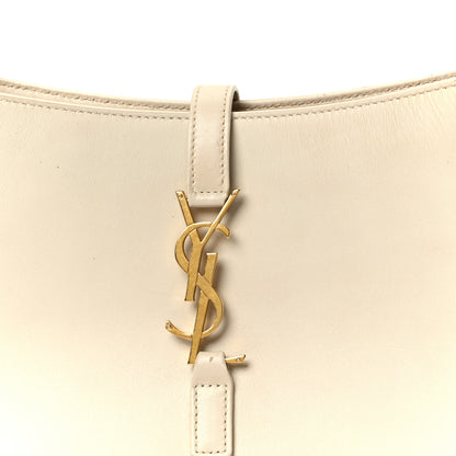 Saint Laurent Smooth Calfskin Le 5 A 7 Hobo Blanc Vintage 8 of 11