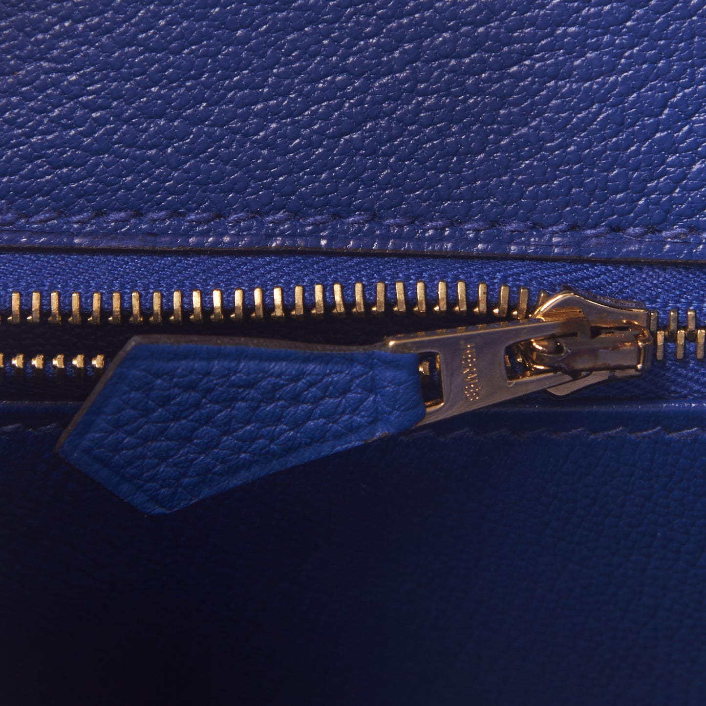 Togo Birkin 25 Bleu Electrique