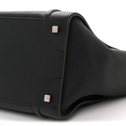 Celine Drummed Calfskin Mini Luggage Black 9 of 9