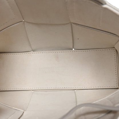 Bottega Veneta BOTTEGA VENETA Grained Calfskin Intrecciato Candy Arco Tote White 6 of 9