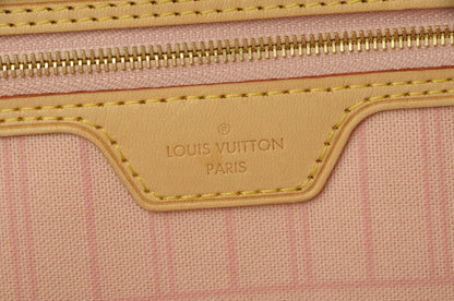 Louis Vuitton Damier Azur Neo Neverfull MM Rose Ballerine 7 of 24