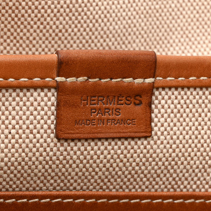 Hermes Toile Barenia Bourlingue Fauve 6 of 17