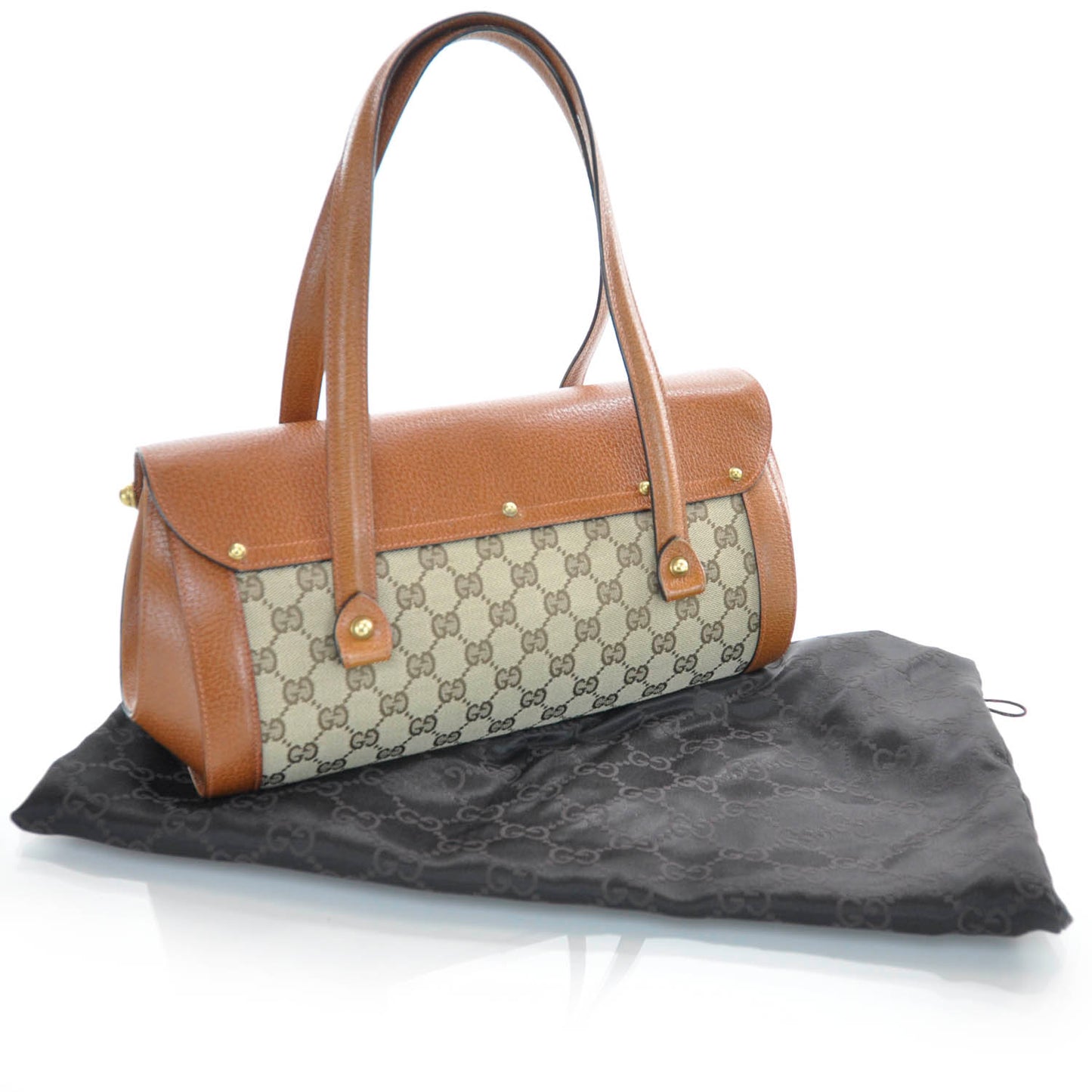 Monogram Bamboo Bullet Satchel