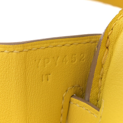 Hermes Swift Birkin 25 Lime 6 of 11