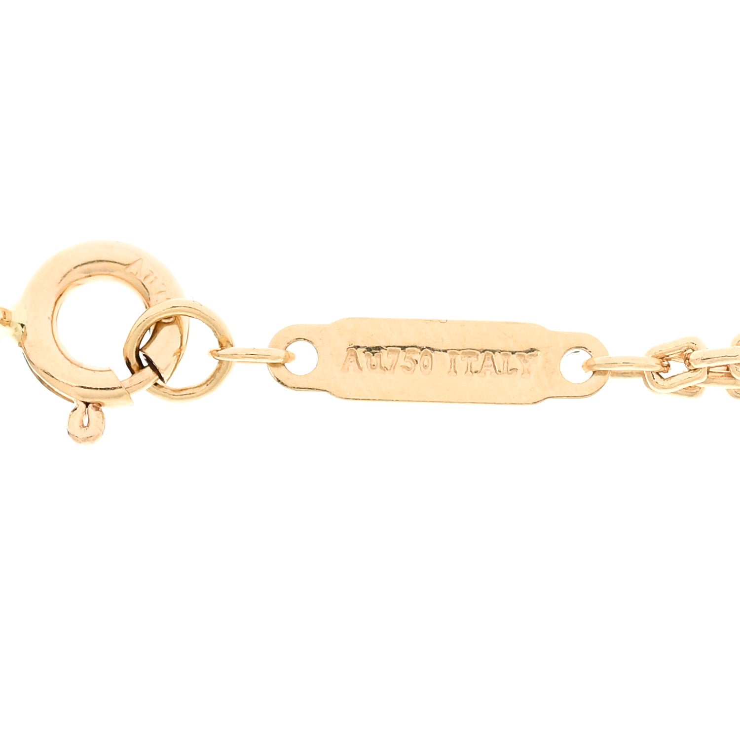 Tiffany 18K Yellow Gold HardWear Double Link Pendant Necklace 6 of 7