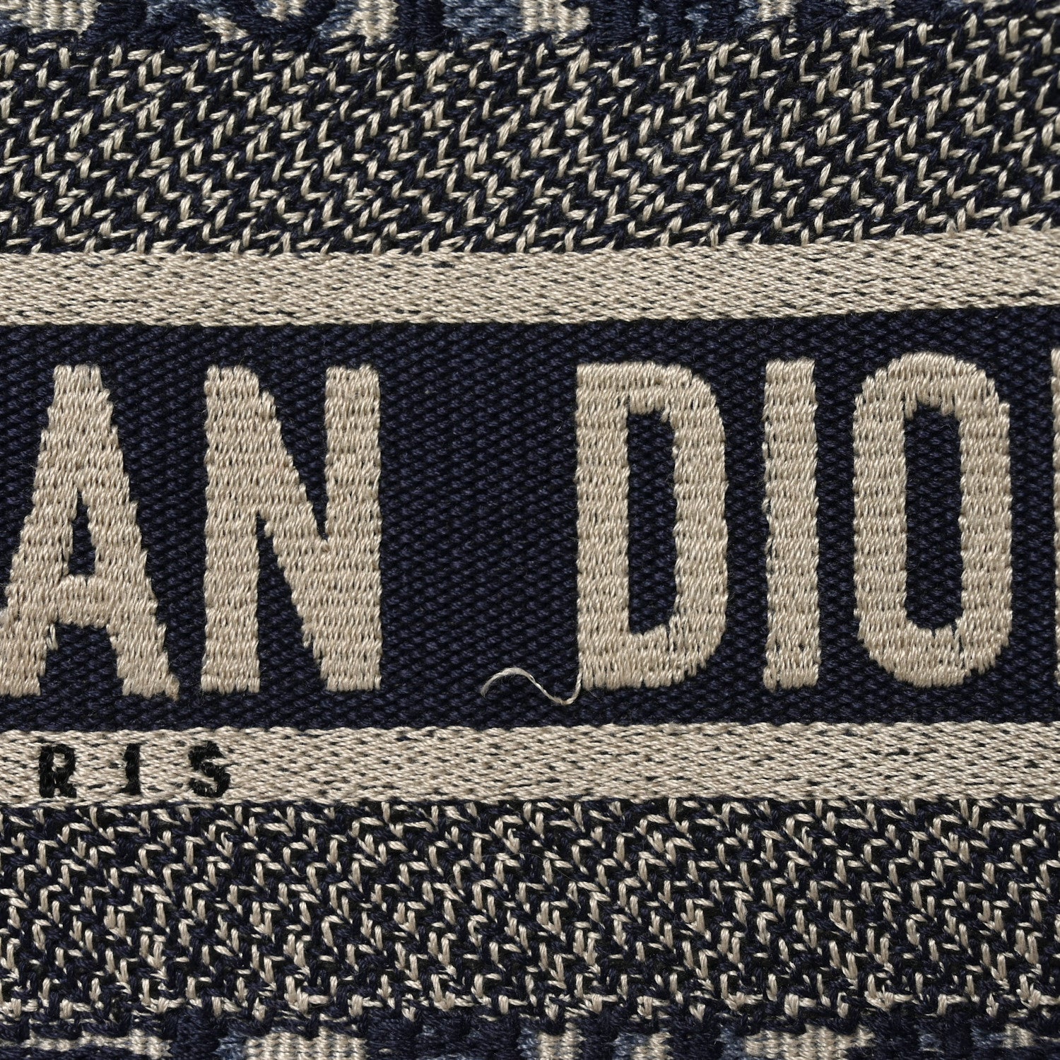 Christian Dior Oblique Large Book Tote Blue Multicolor 11 of 11