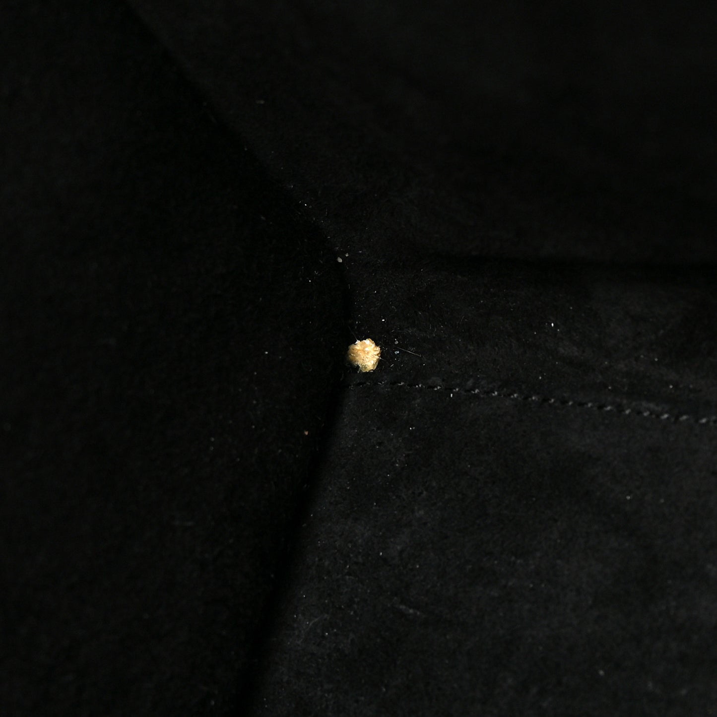 Drummed Calfskin Mini Luggage Black