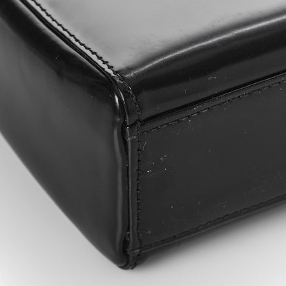 Christian Dior Glazed Calfskin Mini Lady Dior Black 8 of 10