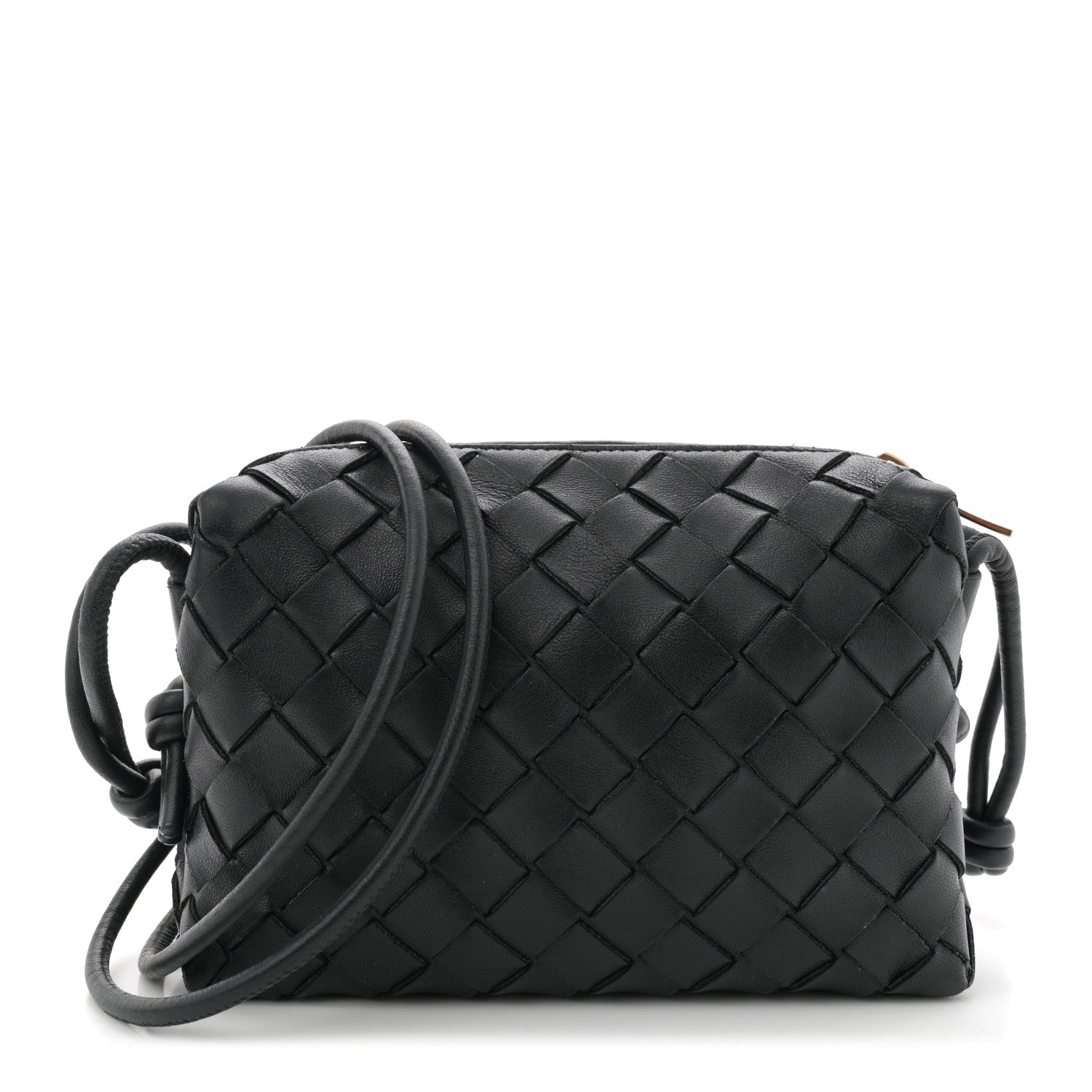 Bottega Veneta Nappa Intrecciato Mini Loop Camera Bag Black 1 of 10