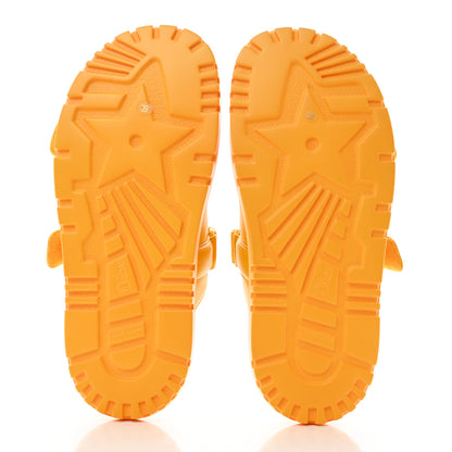 Christian Dior Lambskin Dioract 10mm Slide Sandals 39 Amber Yellow 5 of 8