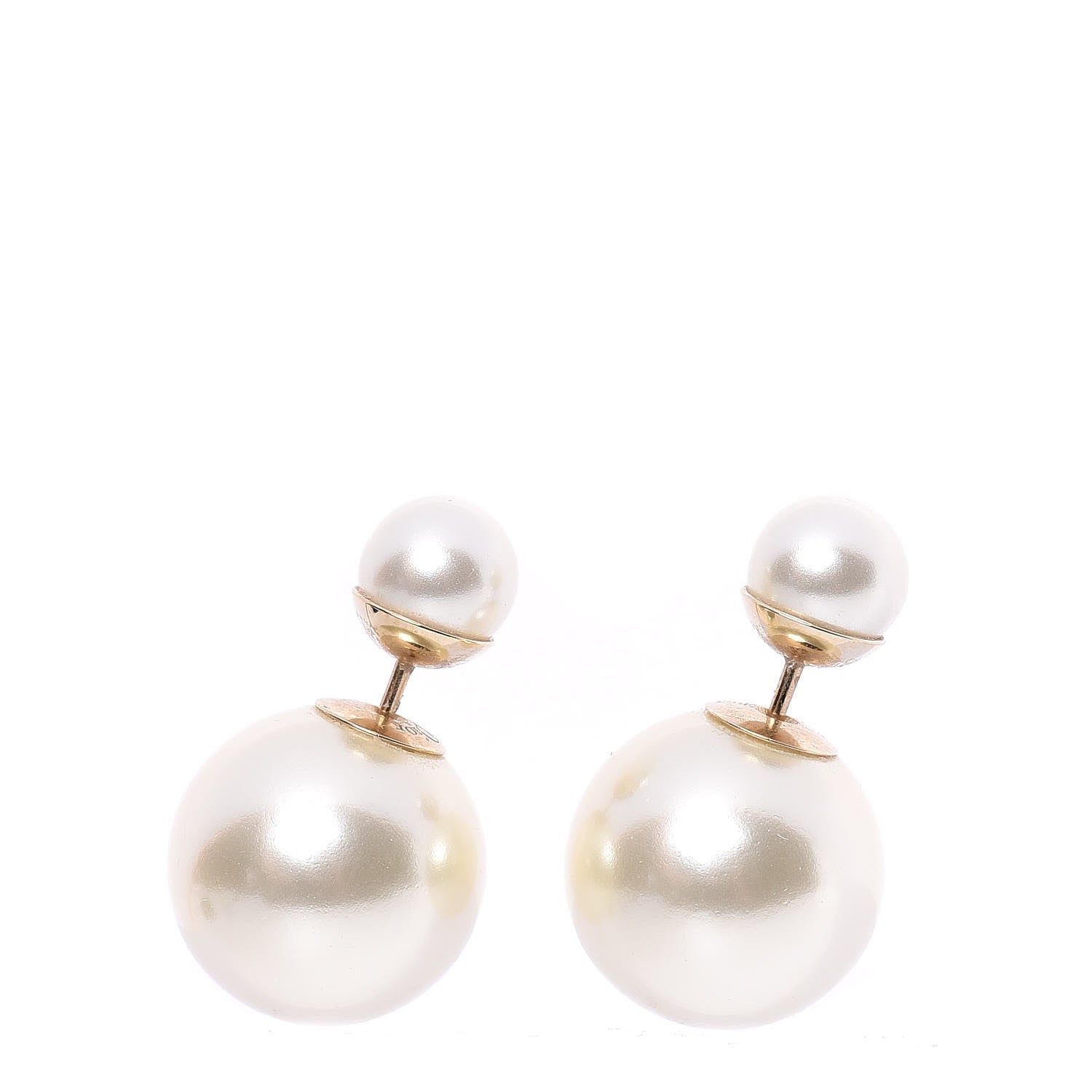 Christian Dior Pearl Mise En Dior Tribal Earrings 1 of 4