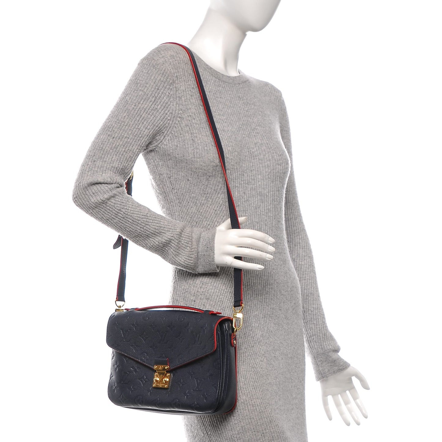 Empreinte Pochette Metis Marine Rouge