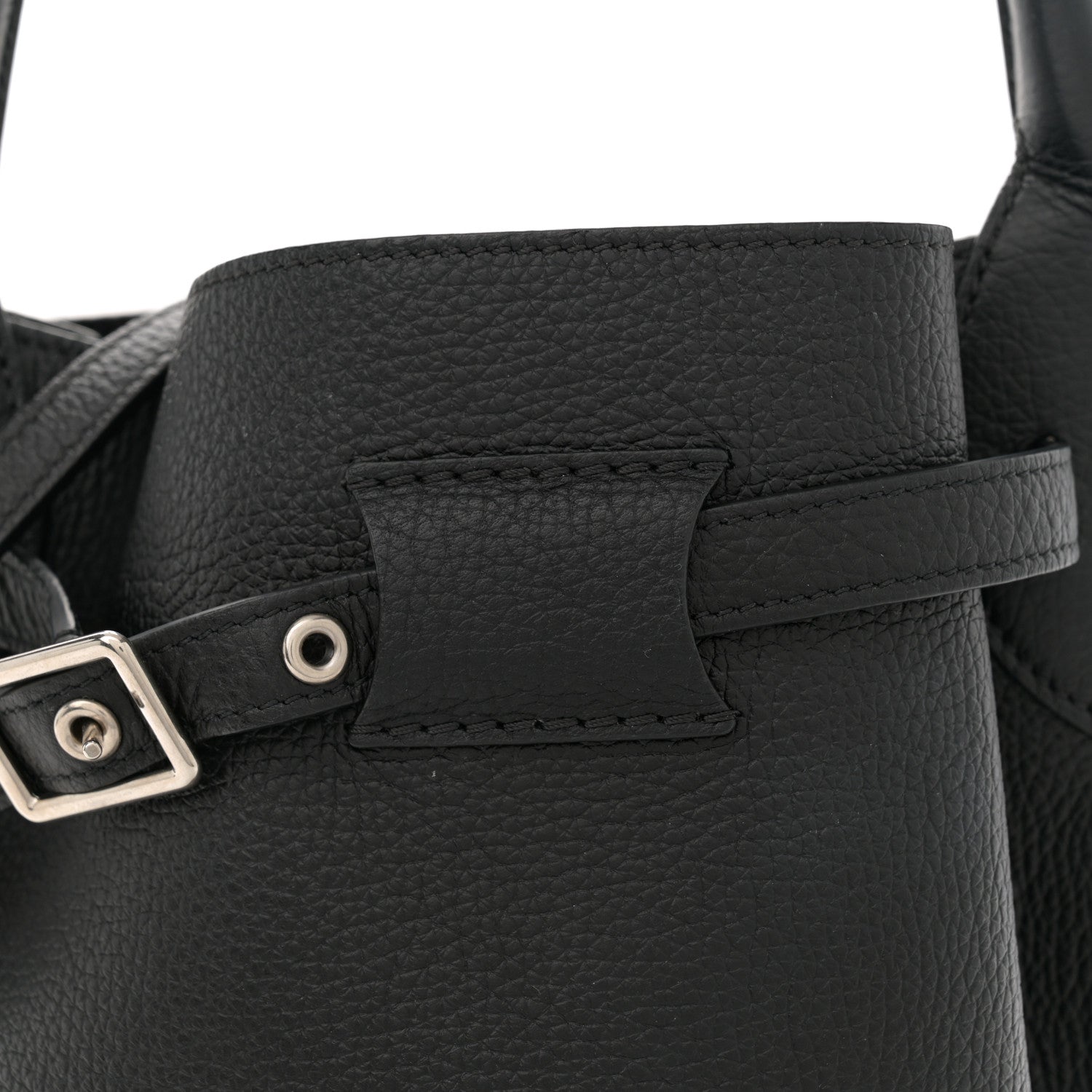 Celine Supple Grained Calfskin Nano Big Bag Bucket Black 7 of 9