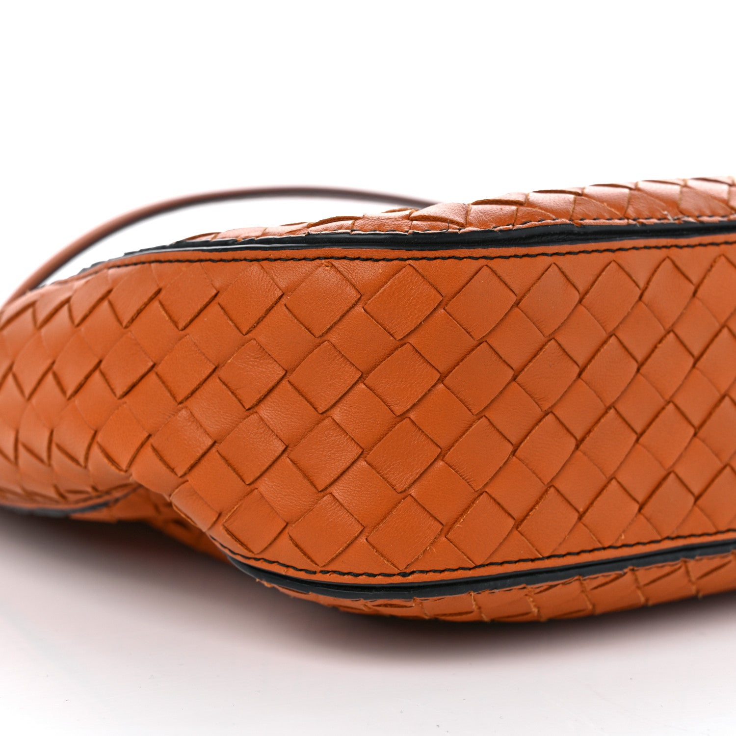 Bottega Veneta Nappa Intrecciato Small Loop Orange 9 of 12