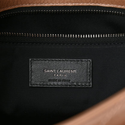 Saint Laurent Crinkled Calfskin Matelasse Monogram Medium Niki Chain Satchel Dark Toffee 6 of 10