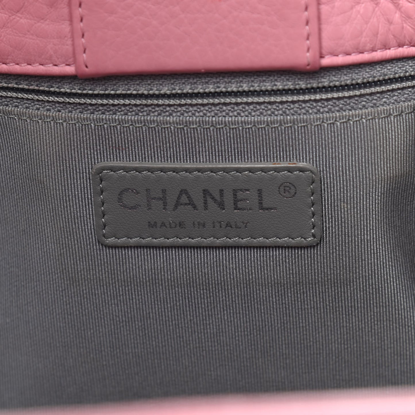 Calfskin Cerf Shopper Tote Pink