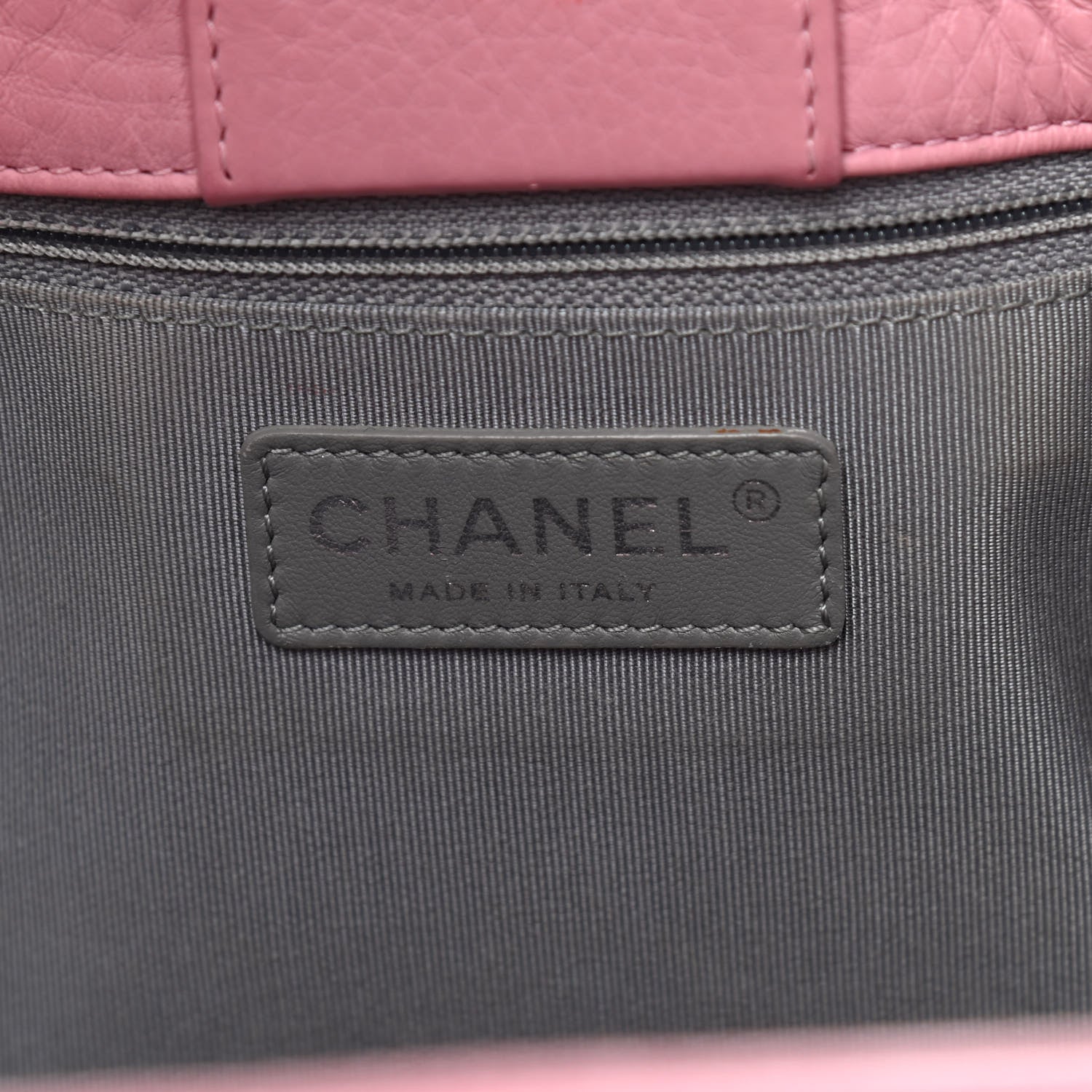 Chanel Calfskin Cerf Shopper Tote Pink 5 of 11