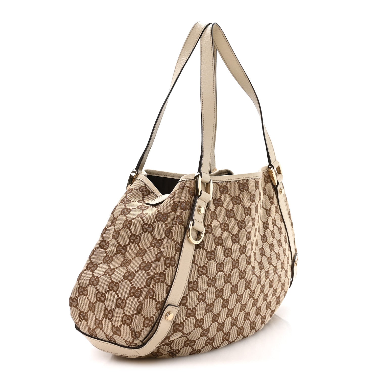 Gucci Monogram Medium Abbey Shoulder Bag Off White 2 of 10