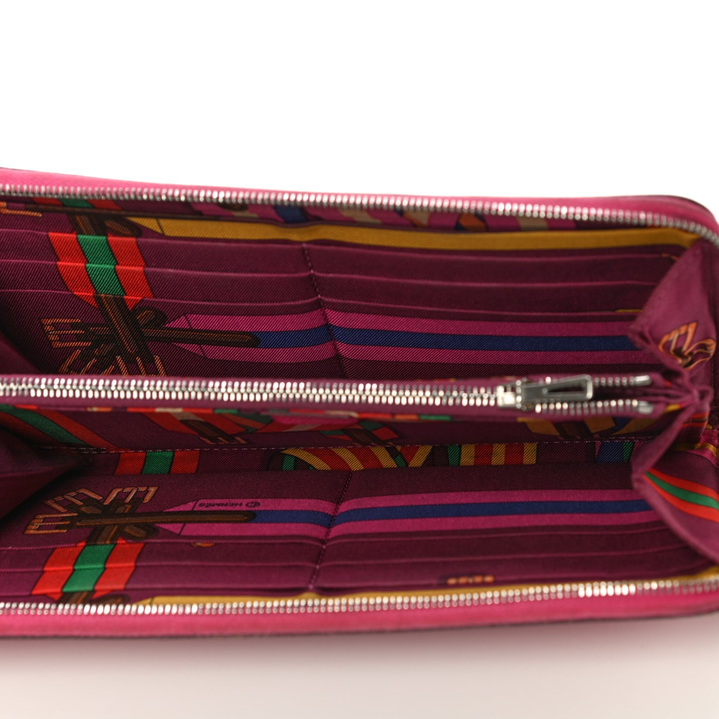 Epsom Silk'in Wallet Rose Tyrien