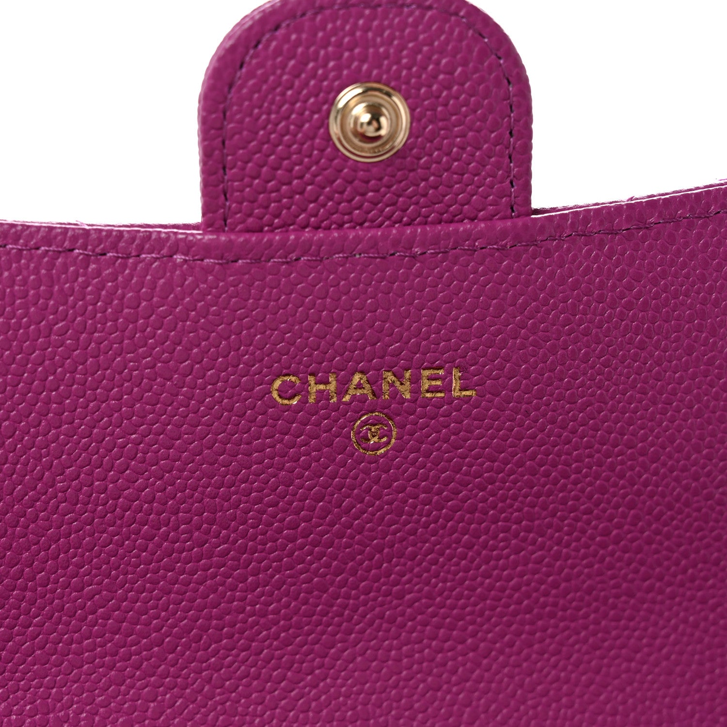 Chanel Caviar Quilted Large Flap Wallet Purple 6 of 9