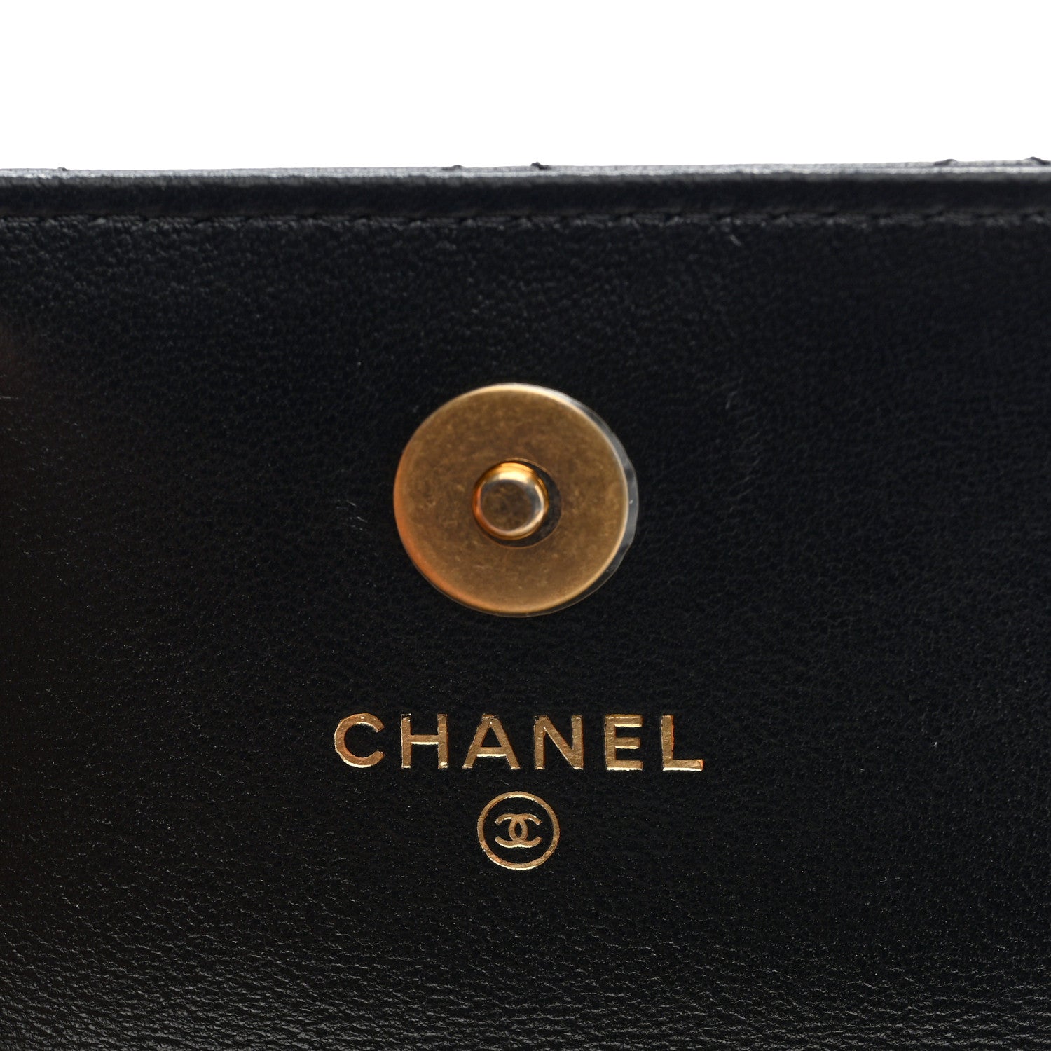 Chanel Lambskin Quilted Pearl Crush Flap With Chain Black 6 of 11