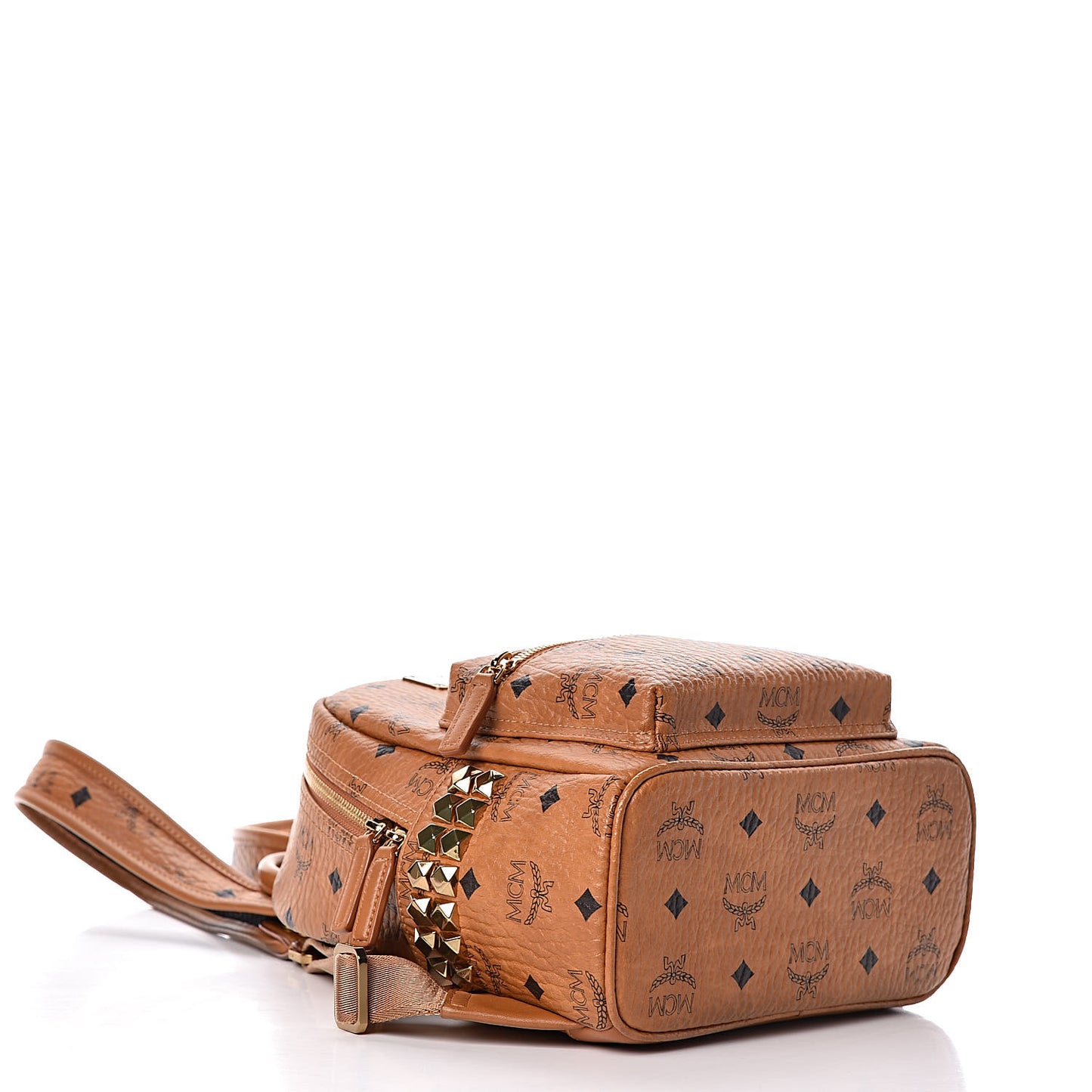 Visetos Side Stud Mini Stark Backpack Cognac