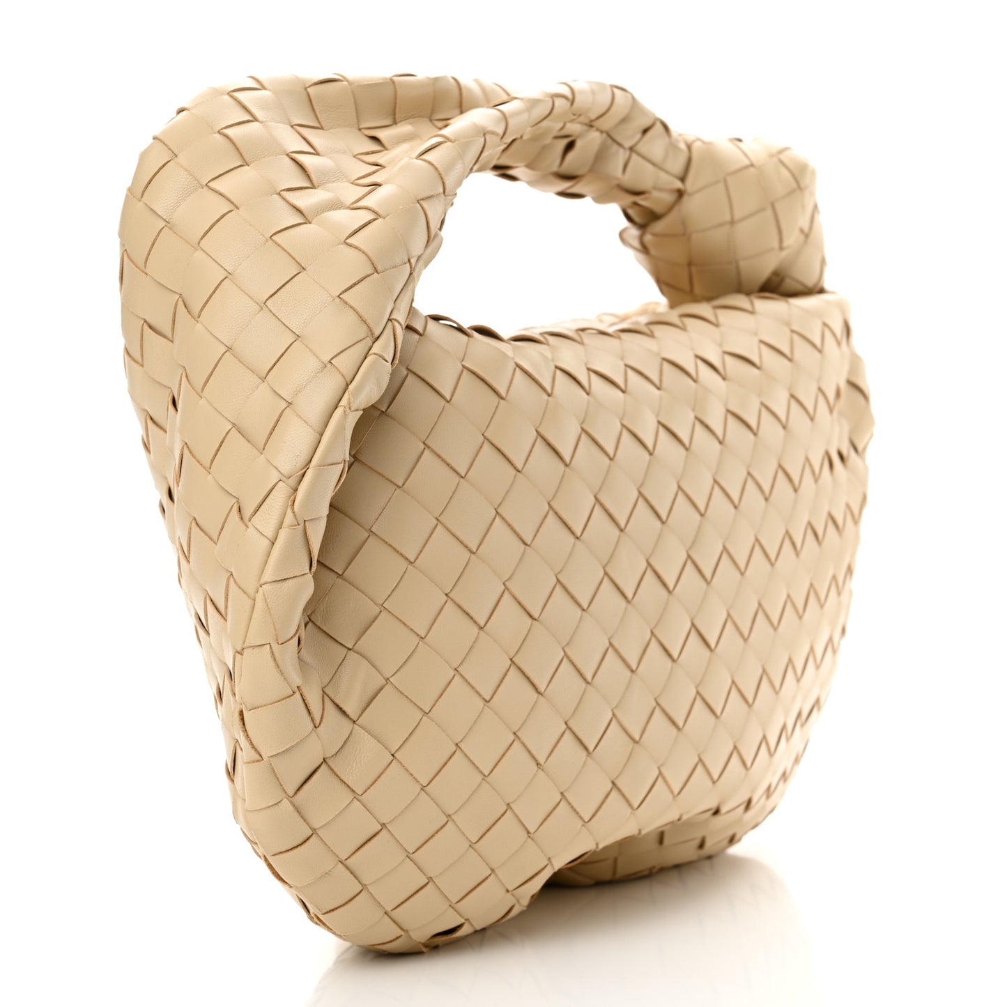 Nappa Intrecciato Teen Jodie Hobo Porridge