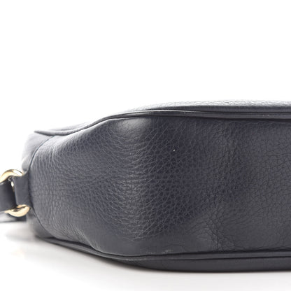 Gucci Pebbled Calfskin Small Soho Disco Bag Blue 8 of 12