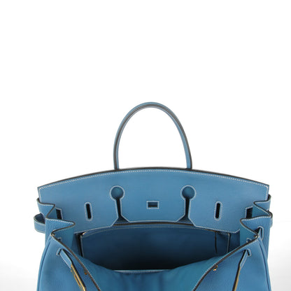 Hermes Togo Birkin 40 Blue Jean 22 of 27