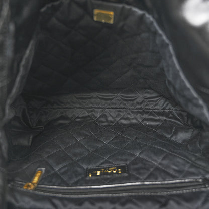 Chanel Shiny Calfskin Quilted Small Chanel 22 Black 6 of 11