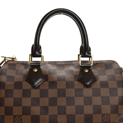 Louis Vuitton Damier Ebene Speedy Bandouliere 25 8 of 11