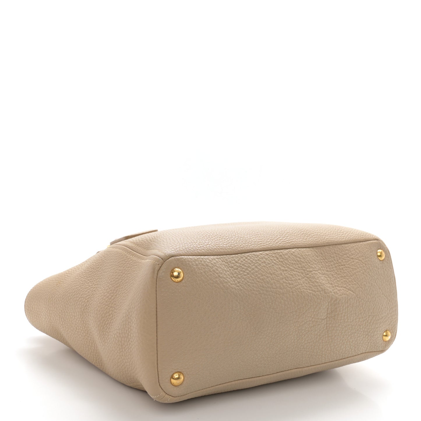 Vitello Daino Shoulder Bag Sabbia