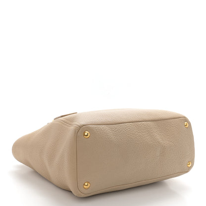 Prada Vitello Daino Shoulder Bag Sabbia 4 of 14