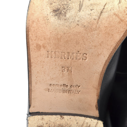 Hermes Box Kelly Jumping Boots 37.5 Black 8 of 9
