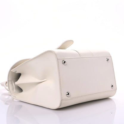 Delvaux Calfskin Mini Brillant Satchel Ivory 4 of 18