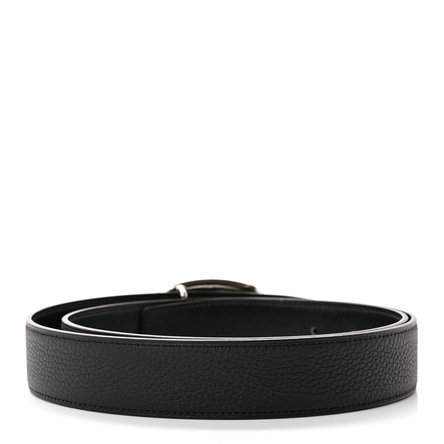 Hermes Togo Chaine D'Ancre Belt 95 38 Black 2 of 6