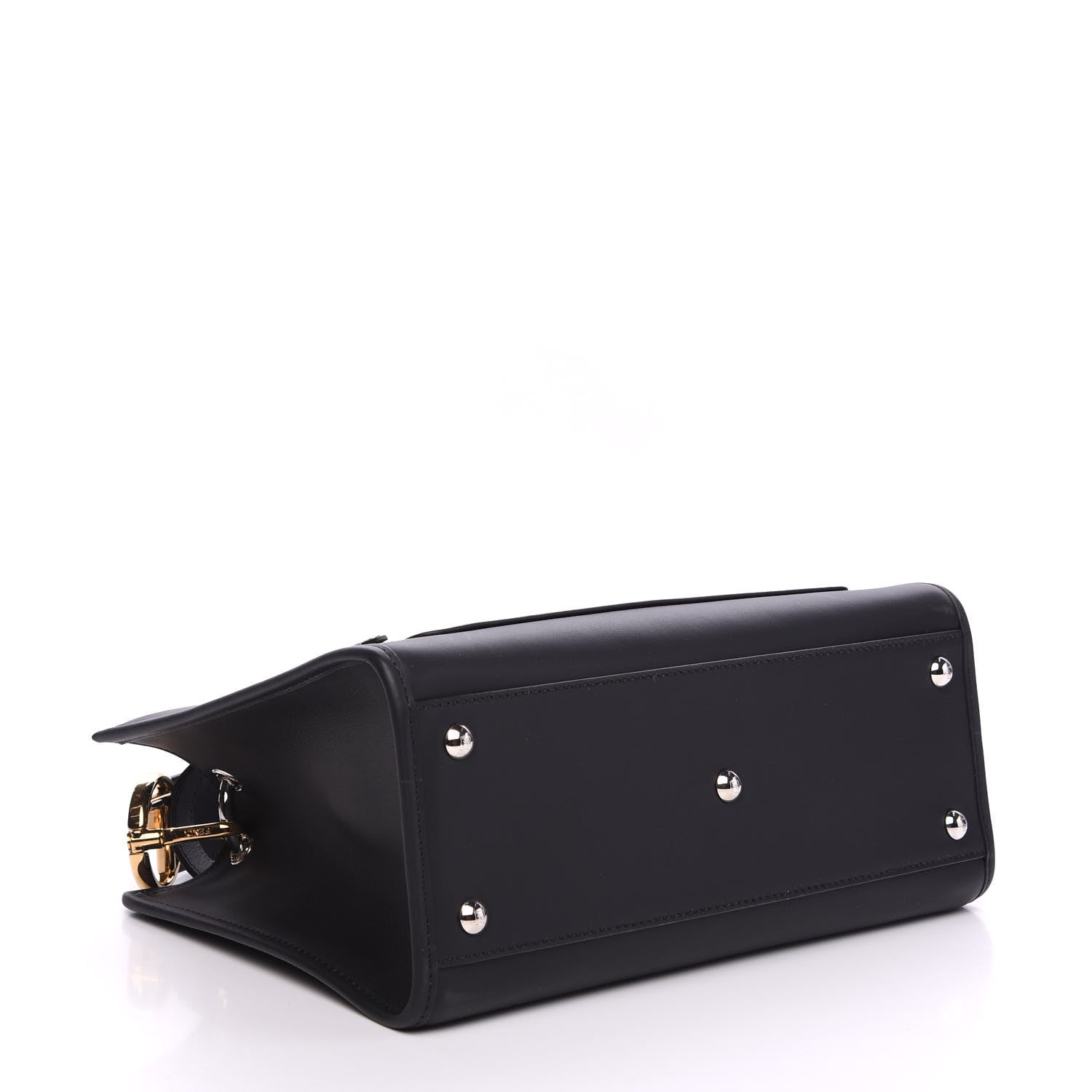 Fendi Vitello Century Opaco F is Fendi Small Runaway Satchel Black 3 of 8
