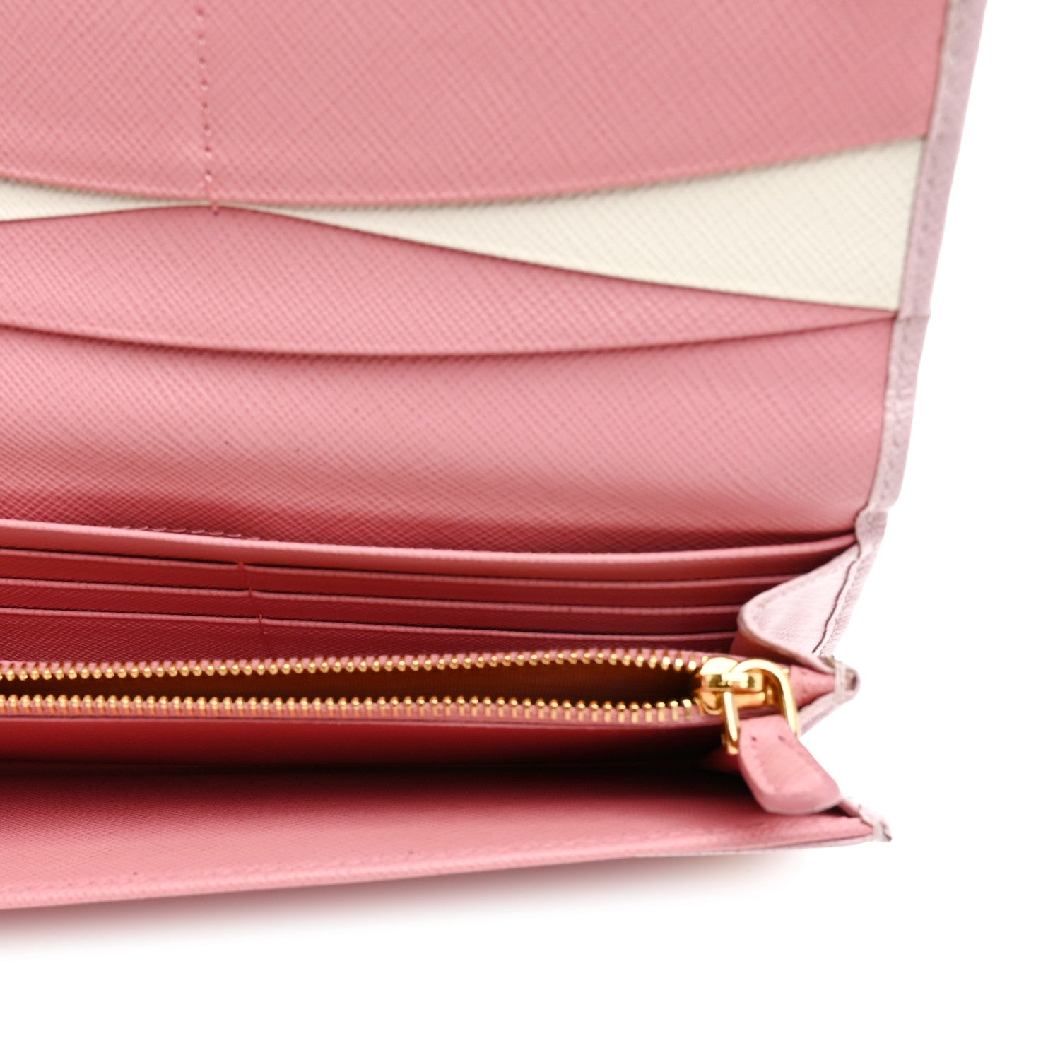 Prada Saffiano Metal Continental Flap Wallet Orchidea 6 of 8